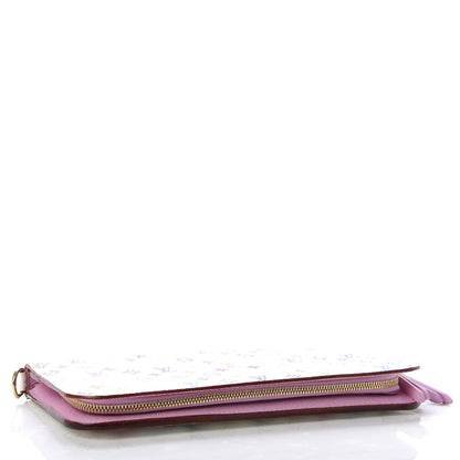 Louis Vuitton Monogram Multicolor Insolite Wallet White Litchi 4 of 8