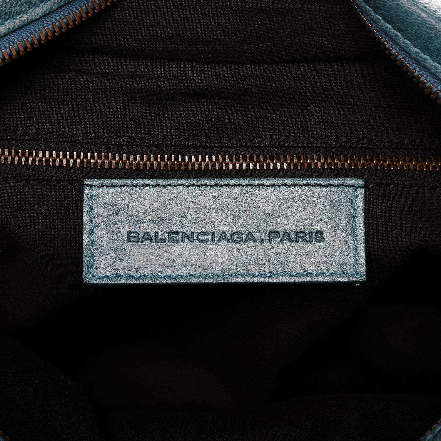 Balenciaga Agneau Classic Hardware Brief Aquamarine 6 of 15