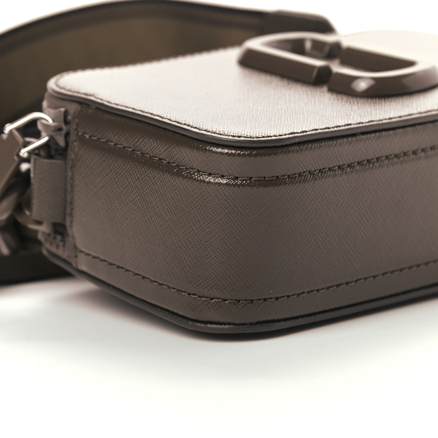 Saffiano Snapshot Camera Bag Ink Grey