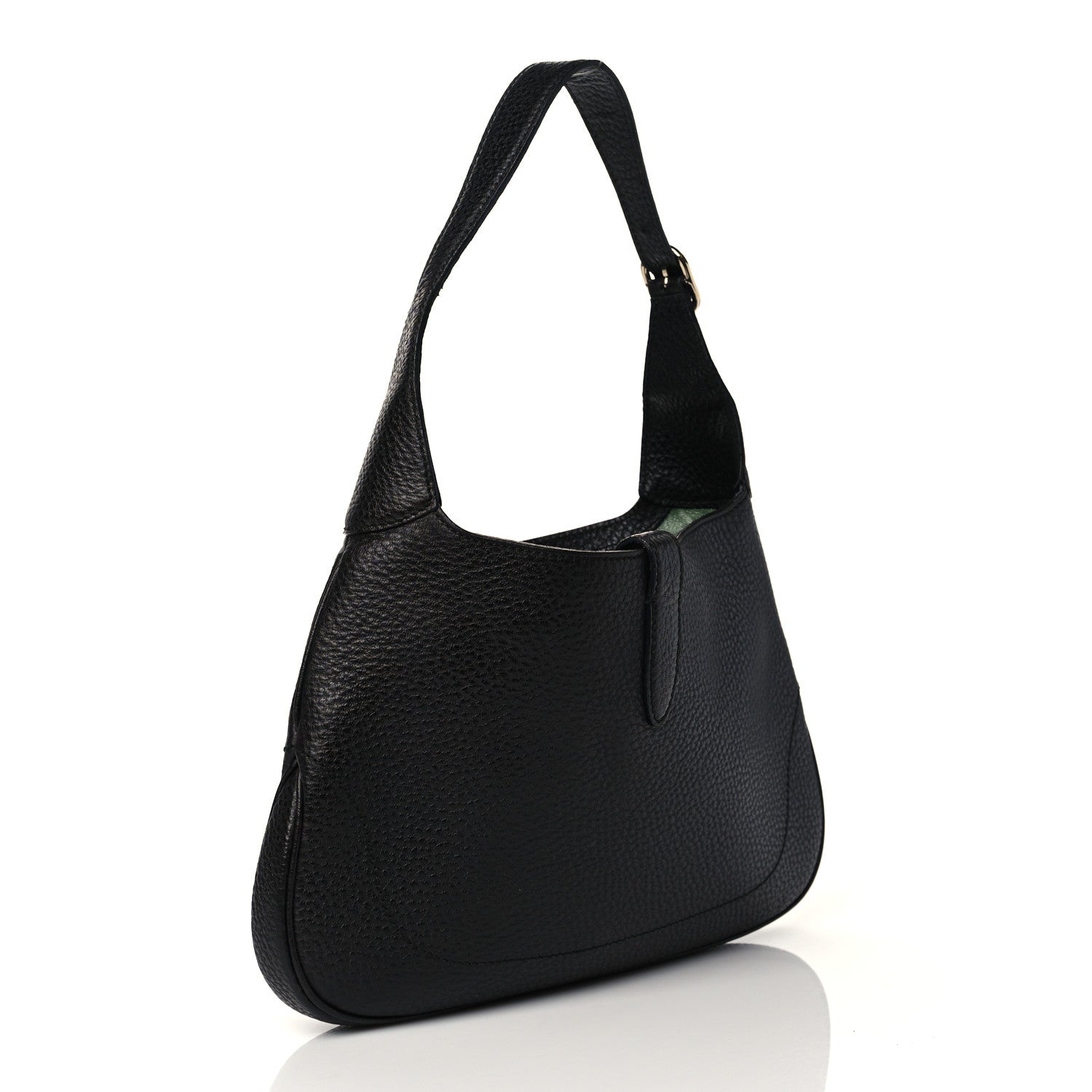 Gucci Calfskin Small Jackie O Hobo Black 2 of 9