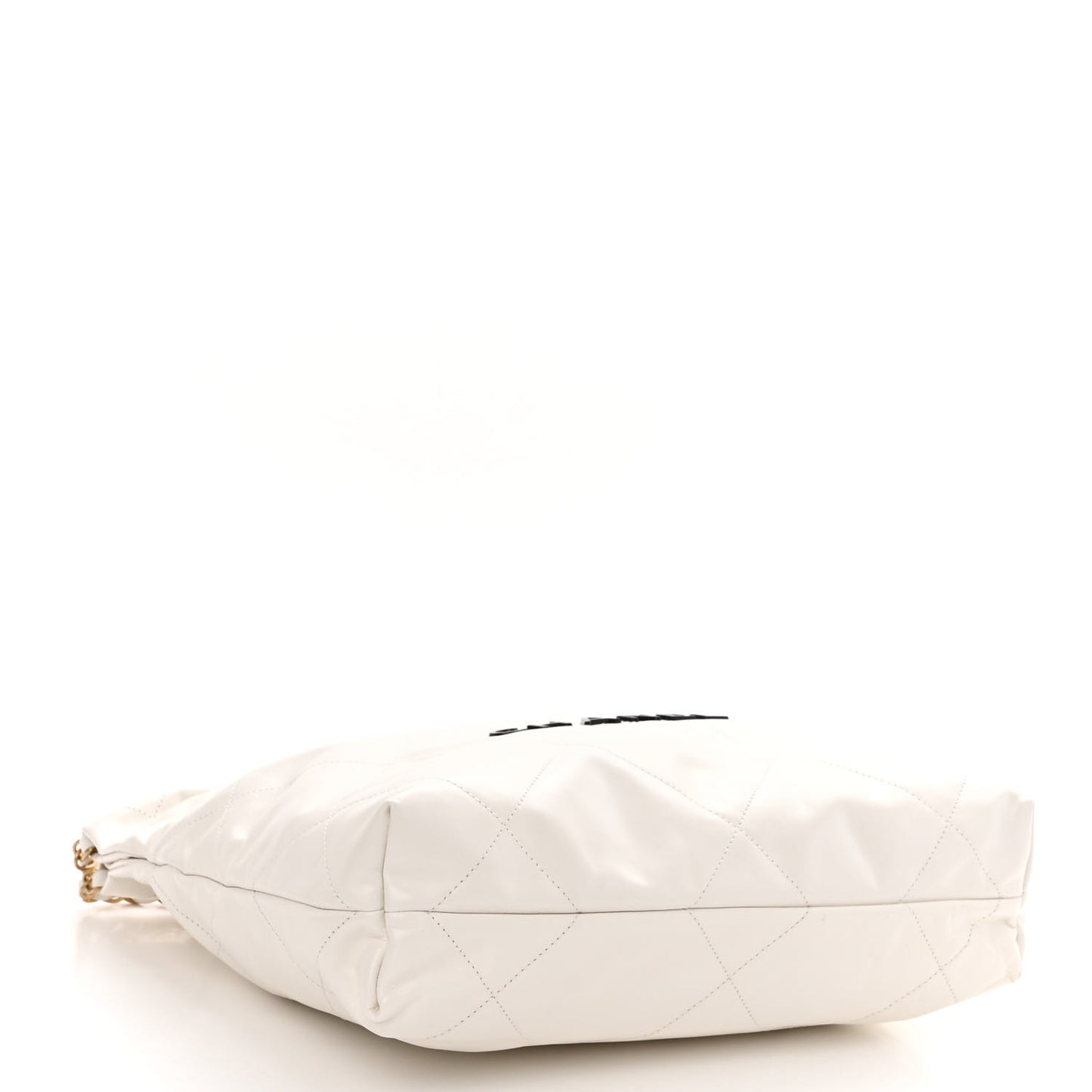 Calfskin Quilted Small Chanel 22 White