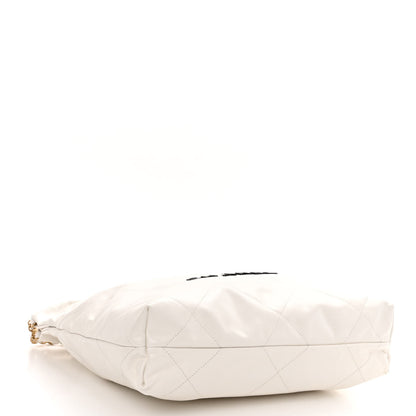 Chanel Calfskin Quilted Small Chanel 22 White 5 of 11