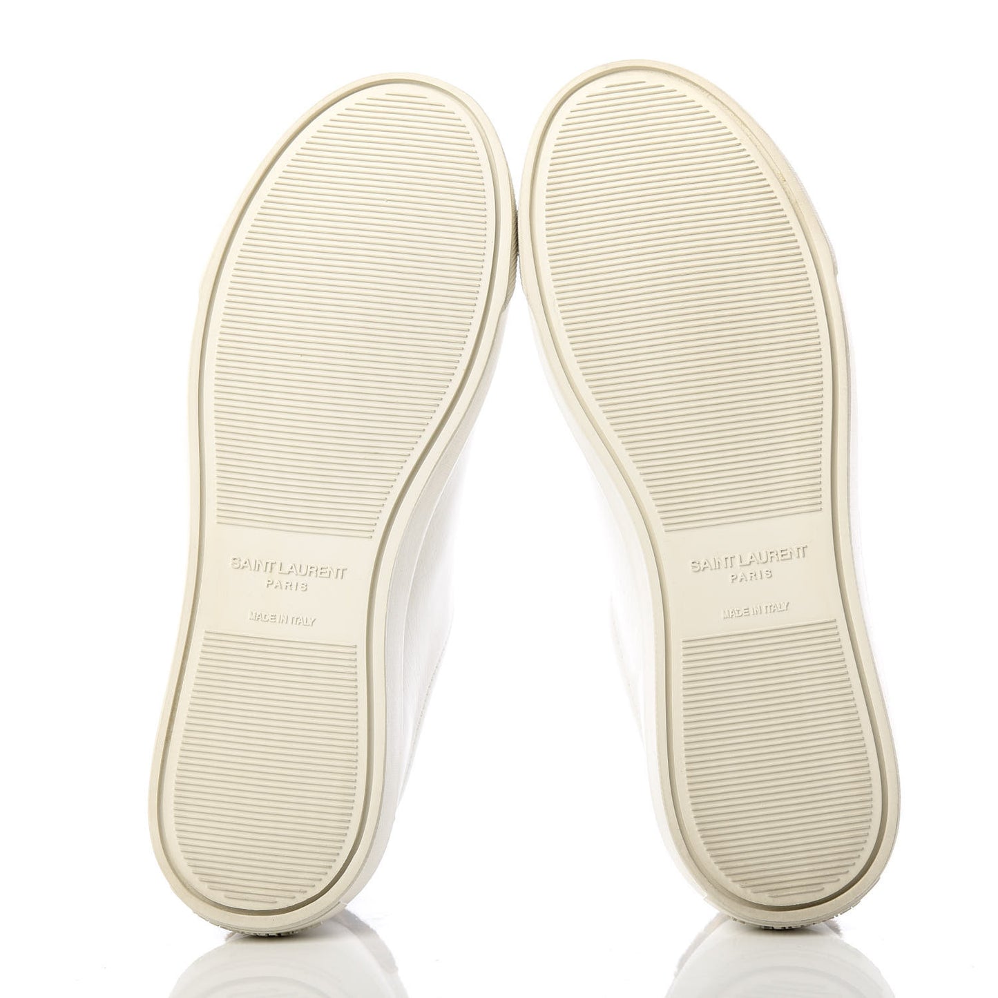 Calfskin Leopard Print Andy Low Top Sneakers 36.5 White