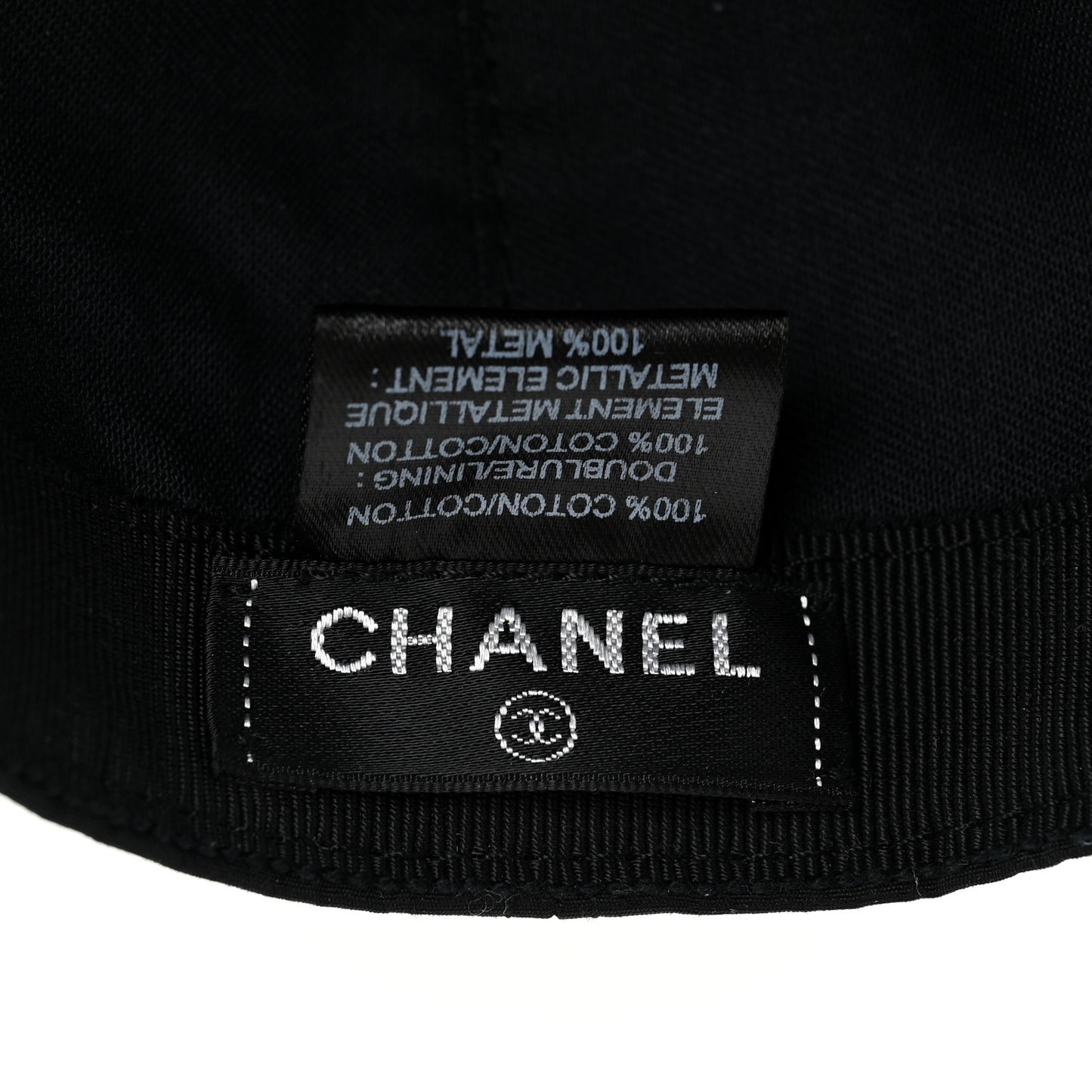 Cotton CC Cap Hat Black