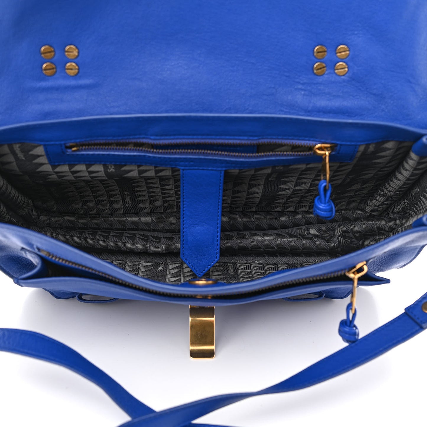 Lambskin Medium PS1 Satchel Royal Blue