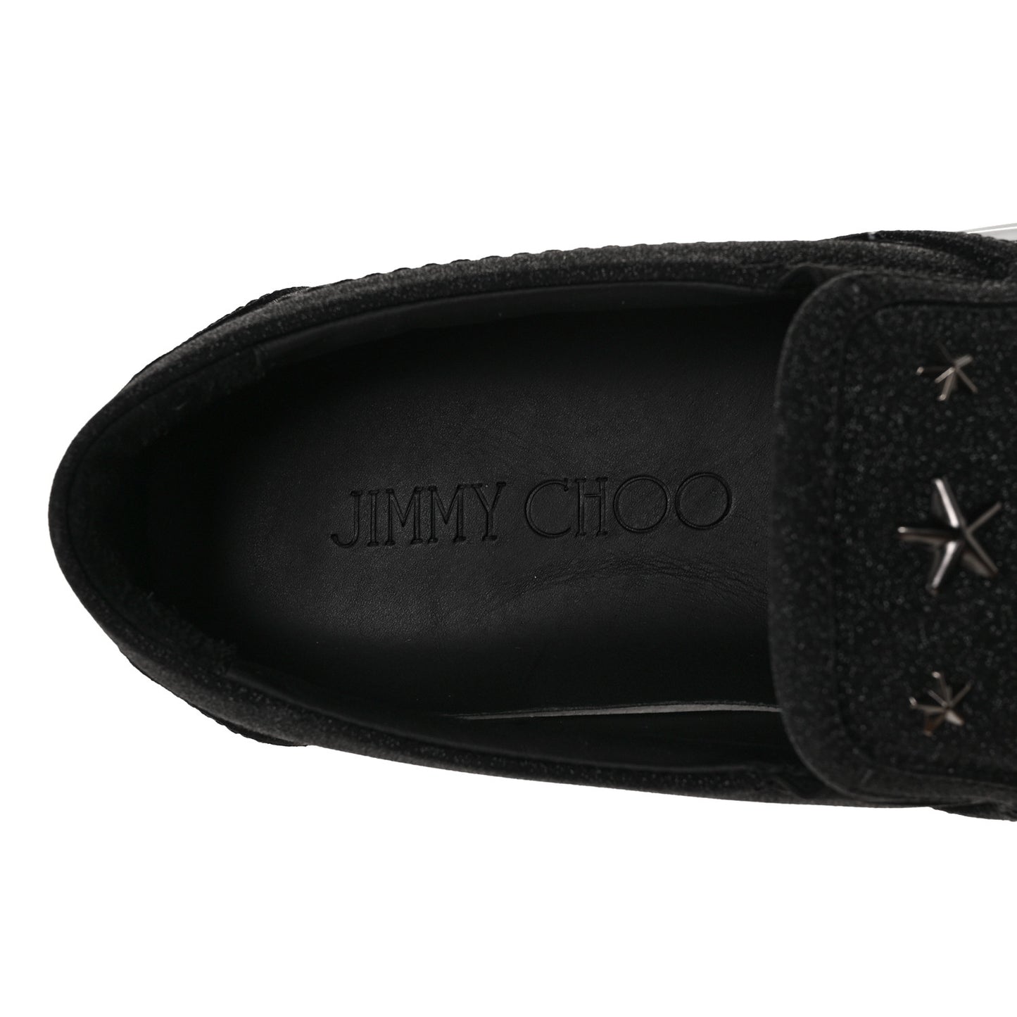 Fine Glitter Suede Mens Grove Sneakers 40 Black