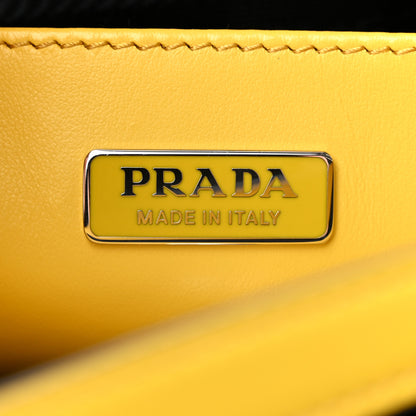 Prada Spazzolato Cleo Shoulder Bag Sole Black 6 of 11
