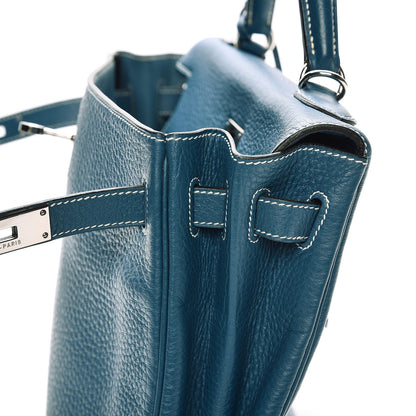 Hermes Taurillon Clemence Kelly Retourne 32 Blue Jean 16 of 40