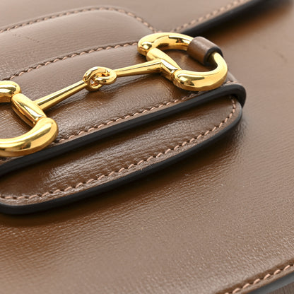 Gucci Azalea Calfskin Horsebit 1955 Shoulder Bag Brown Sugar 11 of 18
