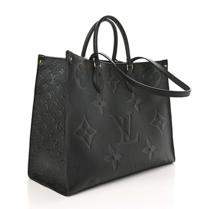 Louis Vuitton Empreinte Monogram Giant Onthego GM Black 3 of 6
