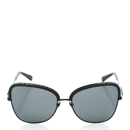 Chanel Square Frame Sequin Sunglasses 4270 Black 2 of 10