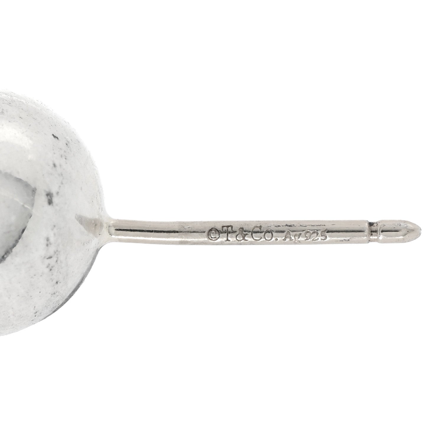 Tiffany Sterling Silver 8mm HardWear Ball Earrings 4 of 4