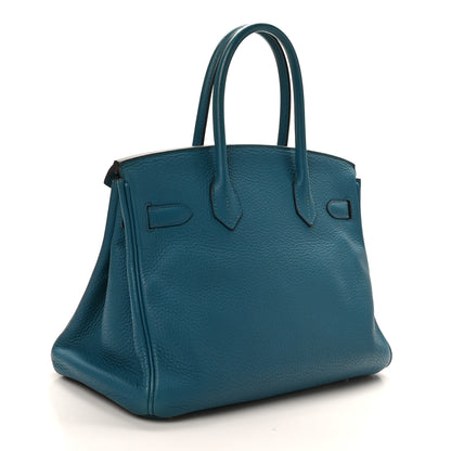 Hermes Togo Birkin 30 Bleu Izmir 3 of 11