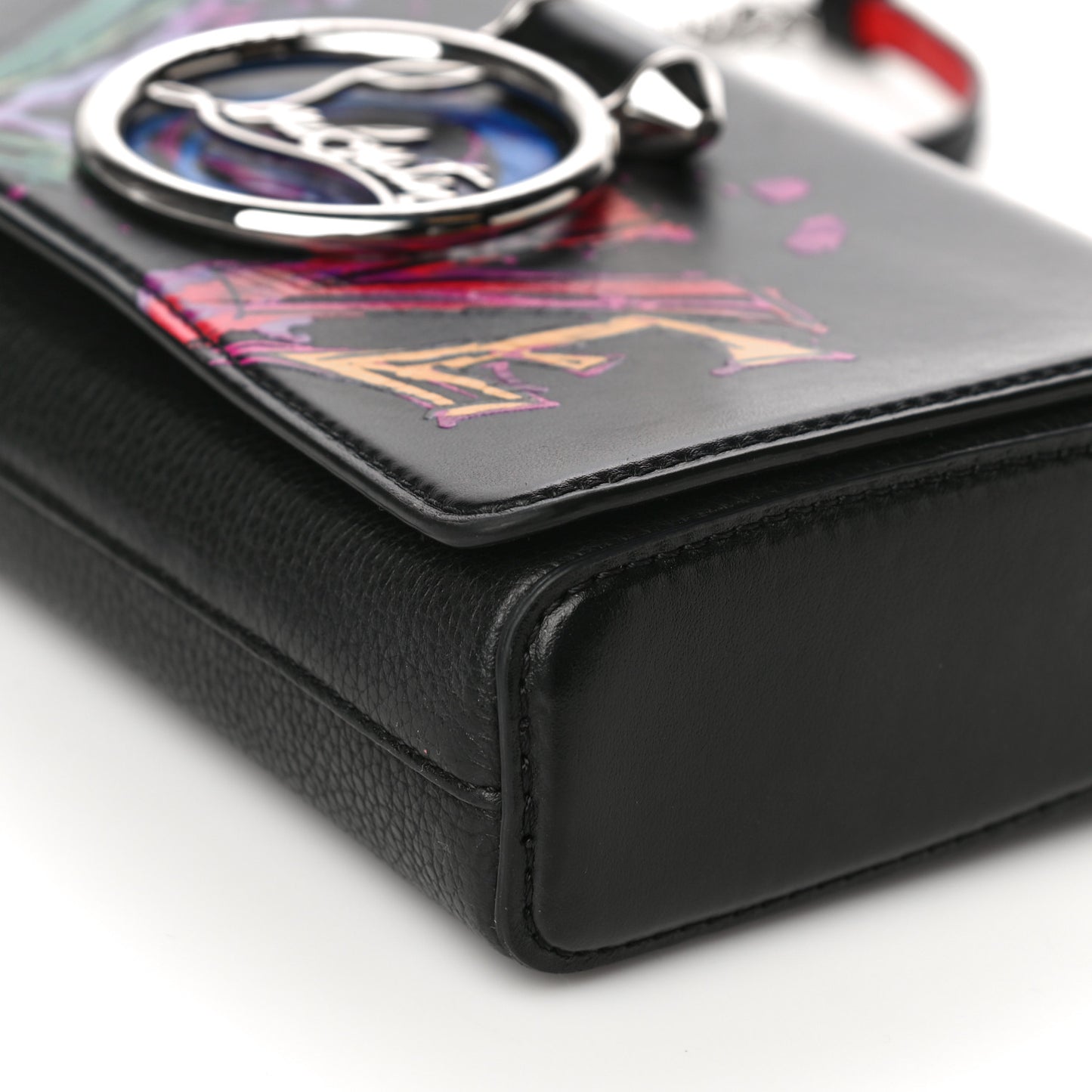 Calfskin Love RubyLou Clutch Black