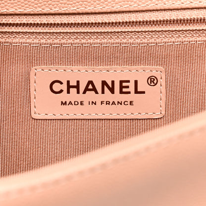 Chanel Caviar Quilted New Medium Boy Flap Beige 6 of 12