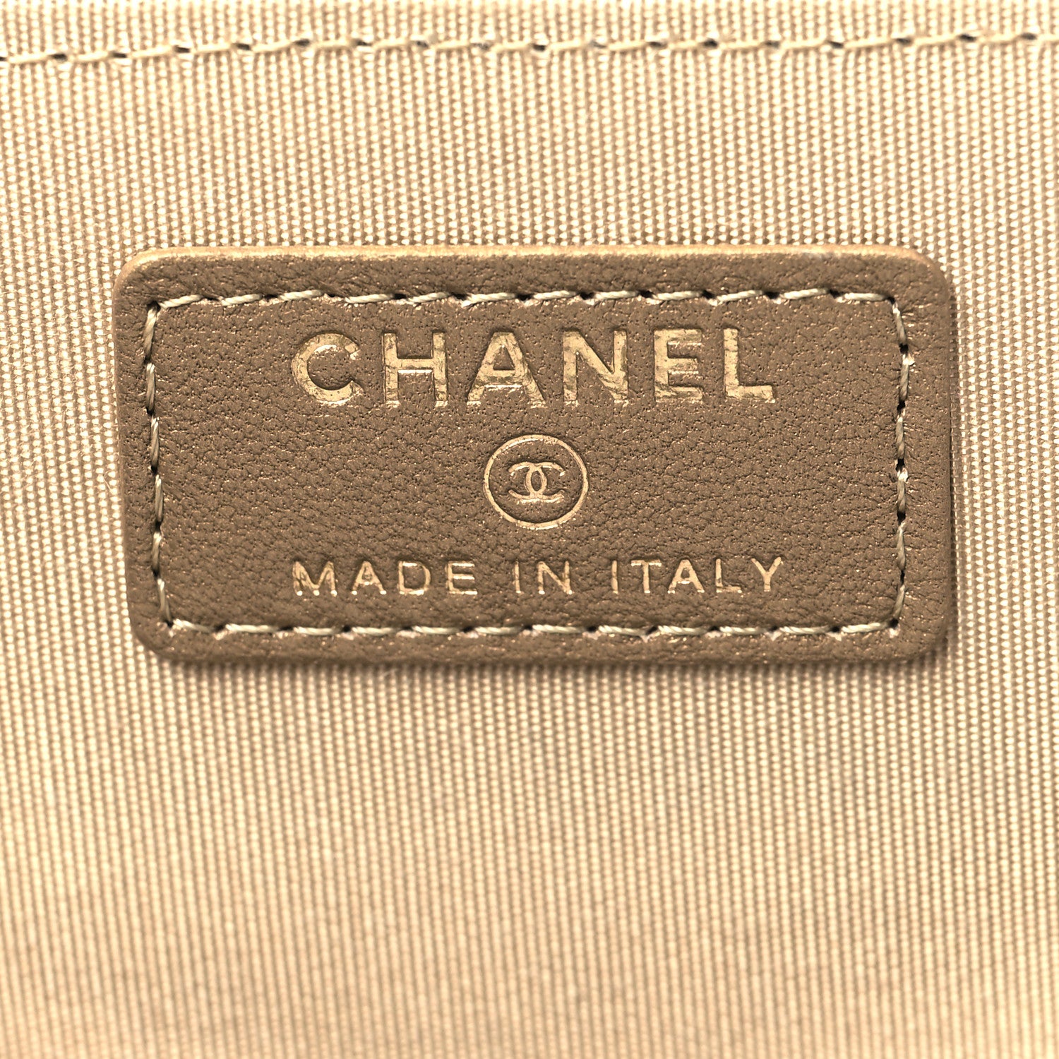 Chanel Lambskin Quilted Small Pearl Crush Vanity Case With Chain Black 6 of 11