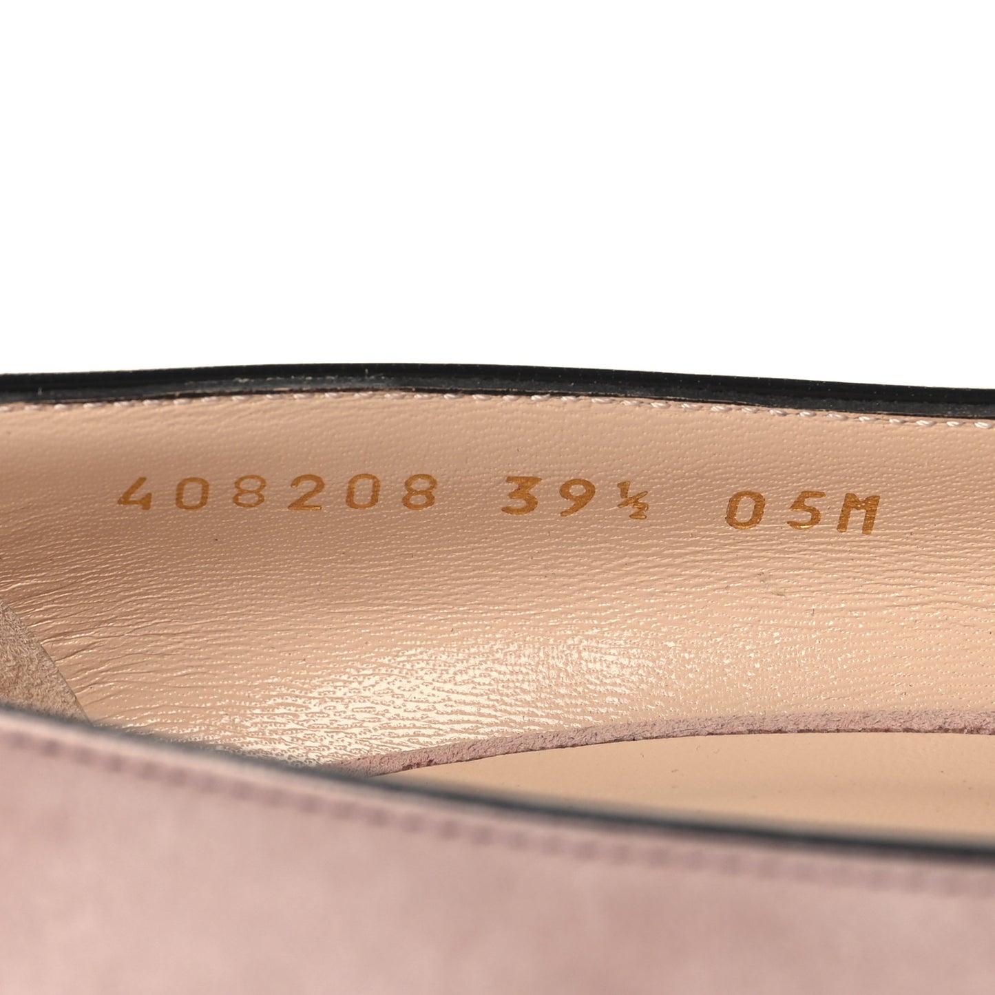 Kid Scamosciato GG Marmont Fringe 50mm Loafer Pumps 39.5 Crystal Pink