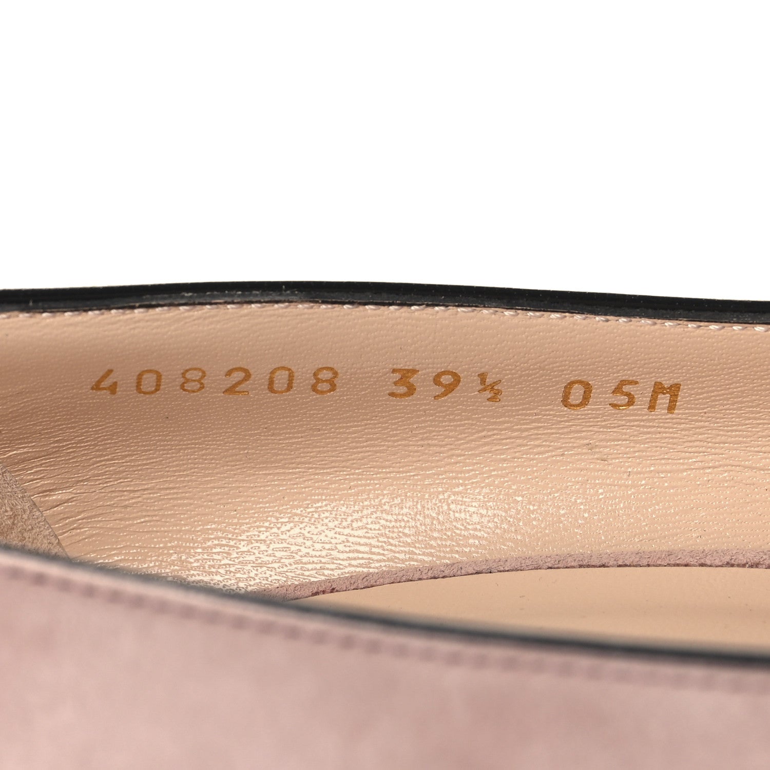 Gucci Kid Scamosciato GG Marmont Fringe 50mm Loafer Pumps 39.5 Crystal Pink 7 of 12