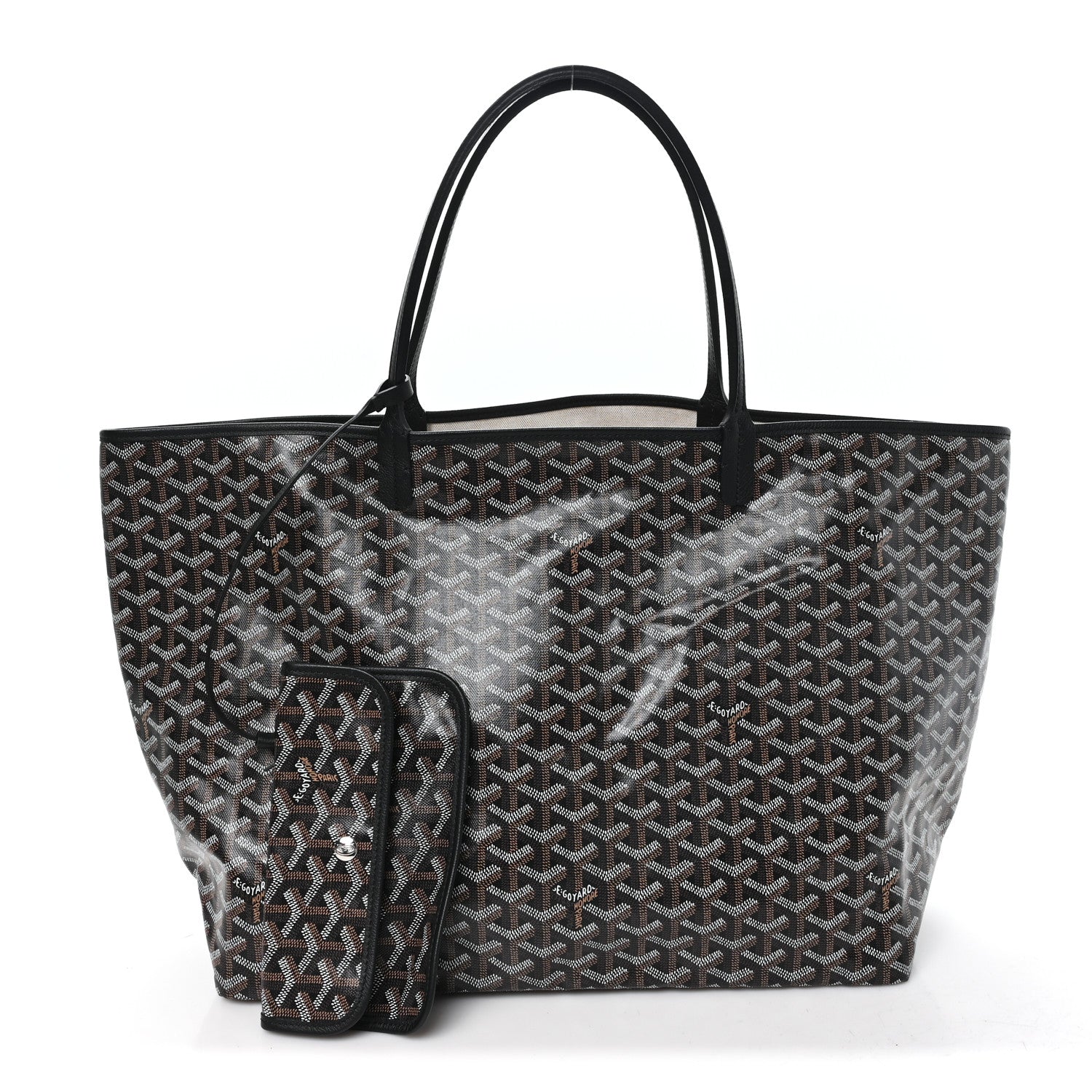 Goyard Goyardine Saint Louis GM Black Black 3 of 11
