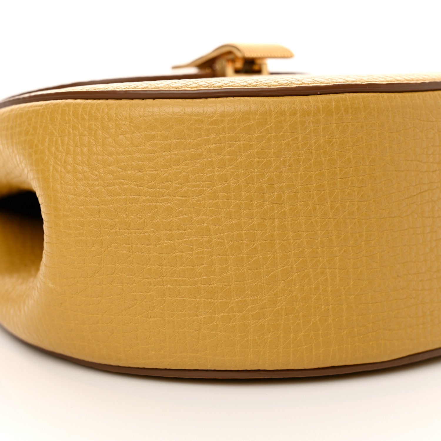 Bottega Veneta Palmellato Calfskin Rounded Belt Bag Butterscotch 8 of 12