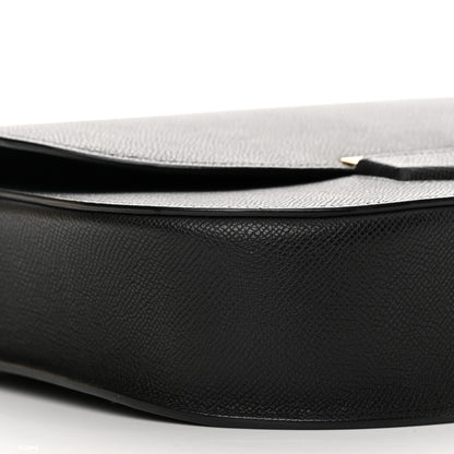 Celine Grained Calfskin Medium Trotteur Black 9 of 15