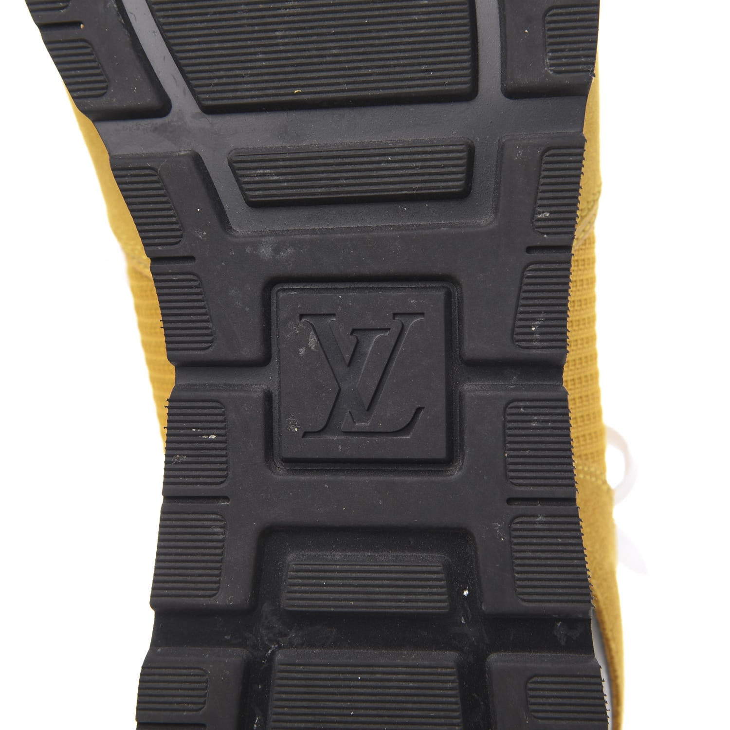 Louis Vuitton Calfskin Suede Abbesses Sneakers 8 Jaune 8 of 11