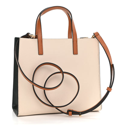 Marc Jacobs Calfskin Mini Grind Tote Bag Sandshell Multicolor 2 of 11
