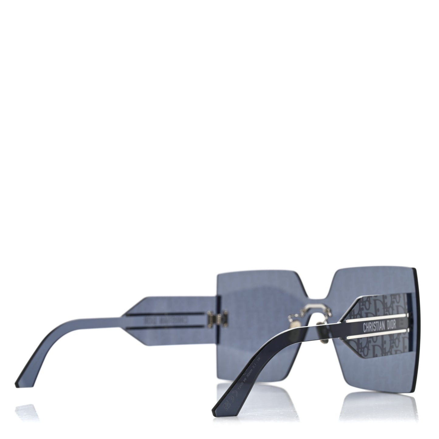 Acetate Oblique Diorclub M5U Mask Sunglasses Blue