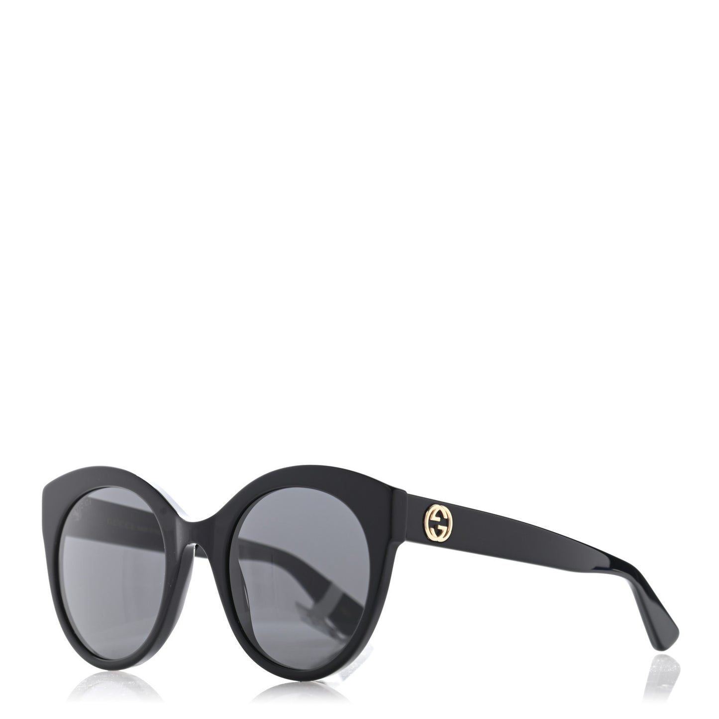 Round GG Sunglasses GG0028S Black
