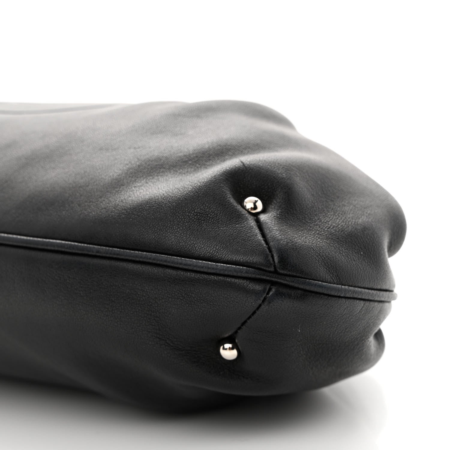 Chanel Lambskin Kiss Lock Frame Bag Black 10 of 10
