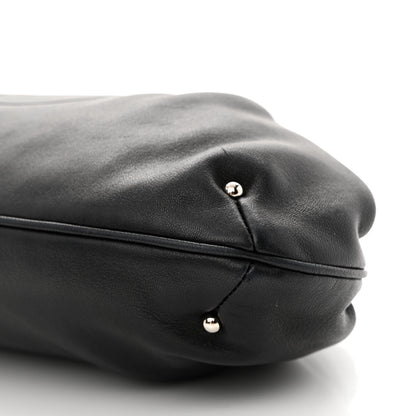 Chanel Lambskin Kiss Lock Frame Bag Black 10 of 10