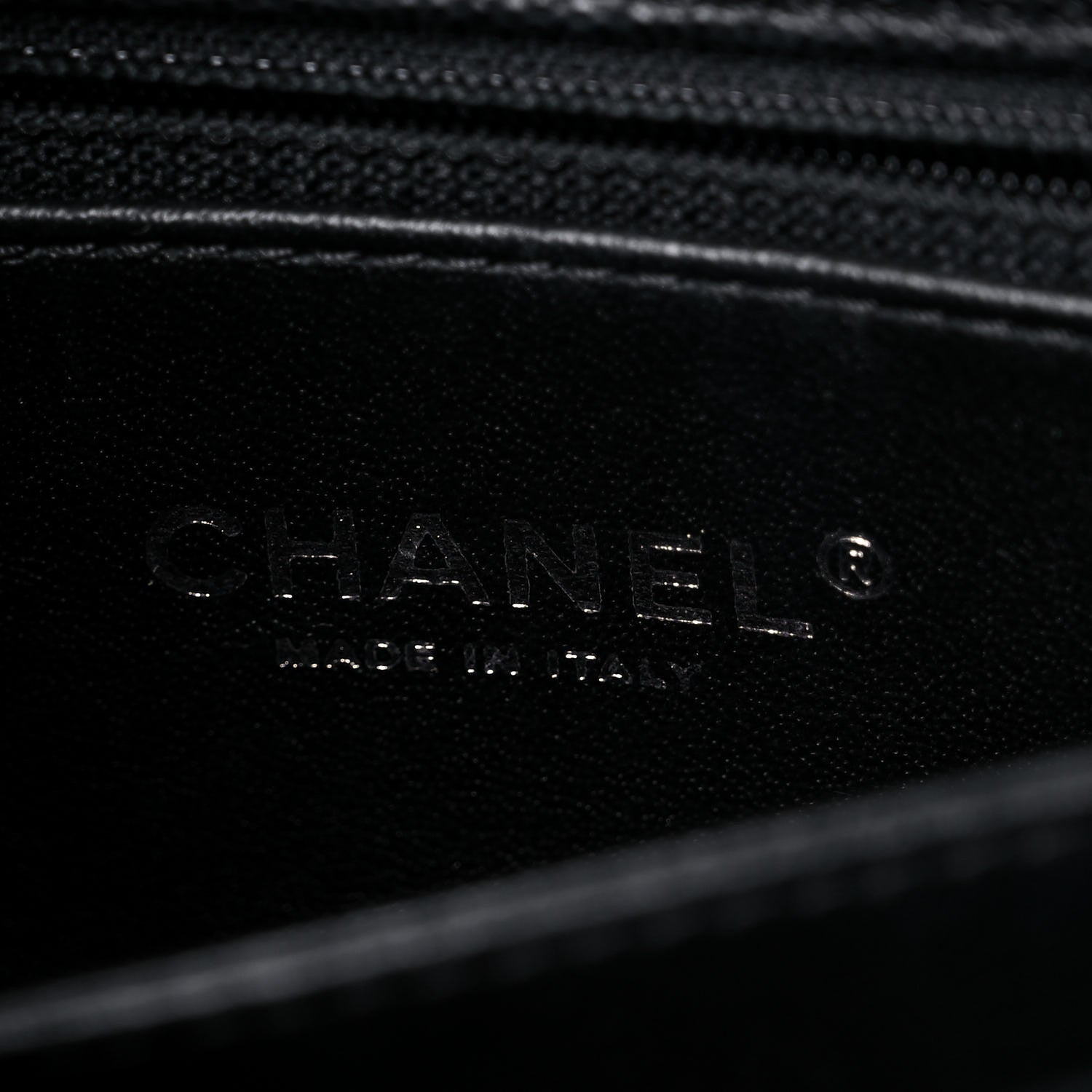 Chanel Caviar Lizard Embossed Quilted Mini Coco Handle Flap Black 6 of 9