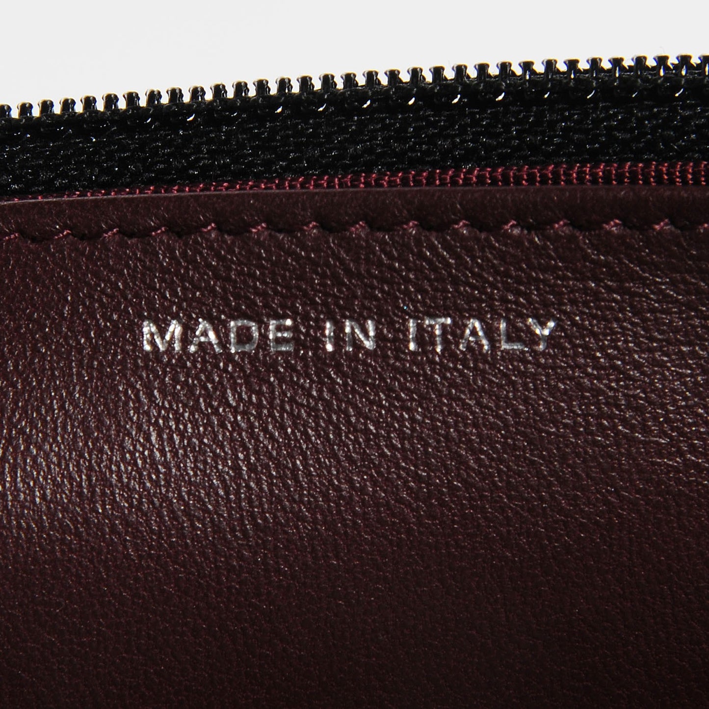 Lambskin Quilted Wallet on Chain WOC Black