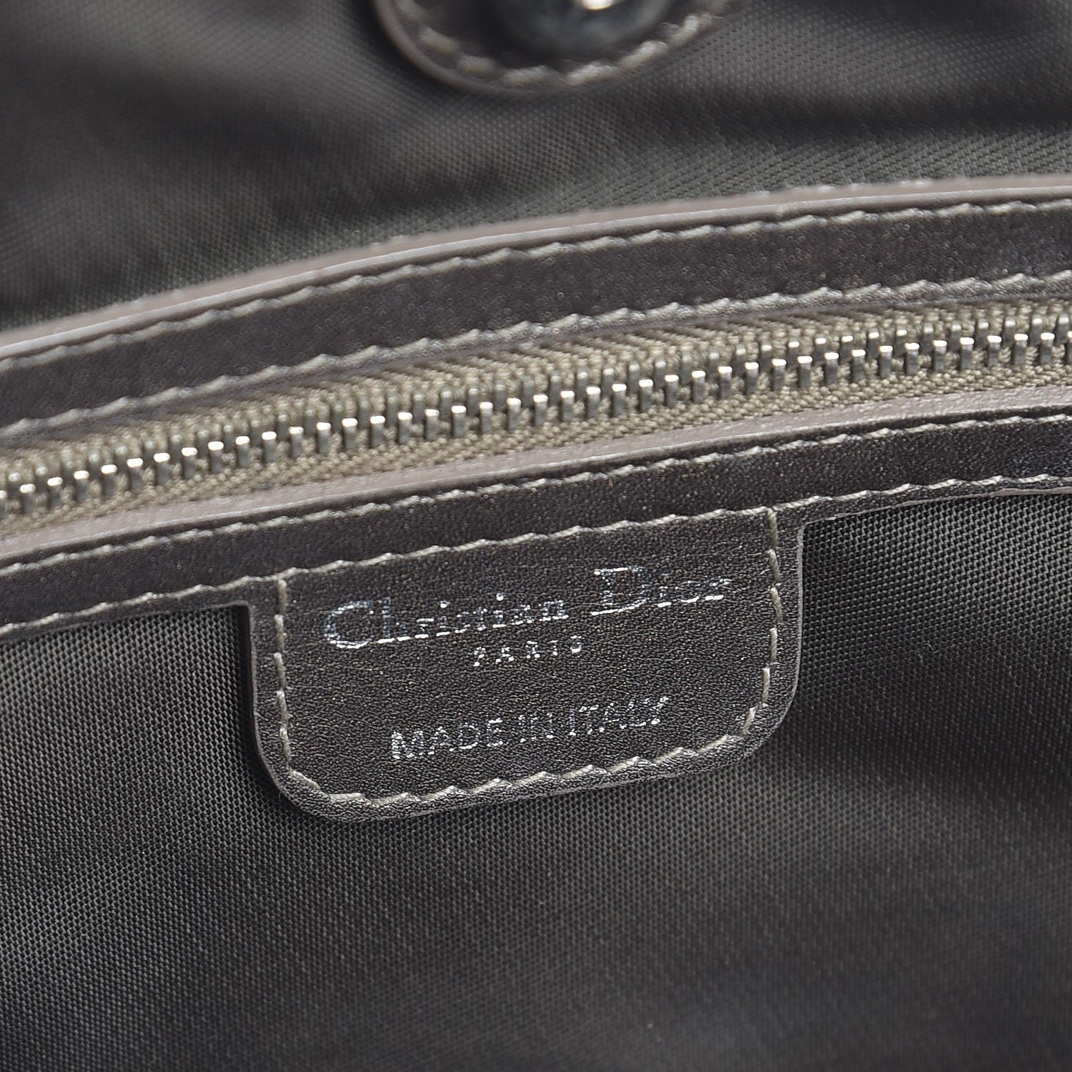Christian Dior Coated Canvas Cannage Small Panarea Tote Grey 6 of 8