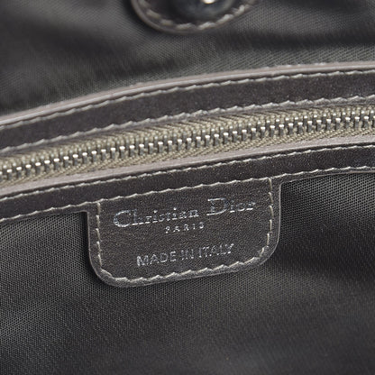 Christian Dior Coated Canvas Cannage Small Panarea Tote Grey 6 of 8