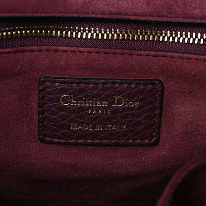 Christian Dior Grained Calfskin Cannage Large Supple Lady Dior Navy 5 of 6