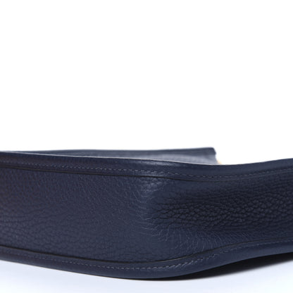 Hermes Taurillon Clemence Evelyne TPM Bleu Encre 10 of 14