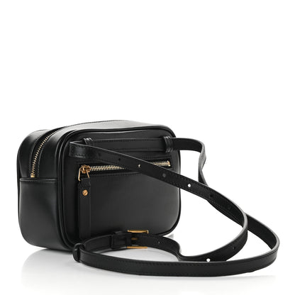 Saint Laurent Raffia Canvas Monogram Lou Heart Belt Bag Beige Black 3 of 8