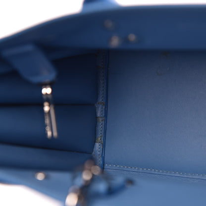 Saint Laurent Grained Calfskin Baby Sac De Jour Blue Clair 13 of 13