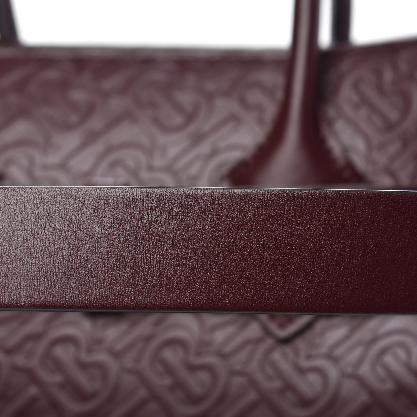 Calfskin Embossed Monogram Small Belt Bag Oxblood