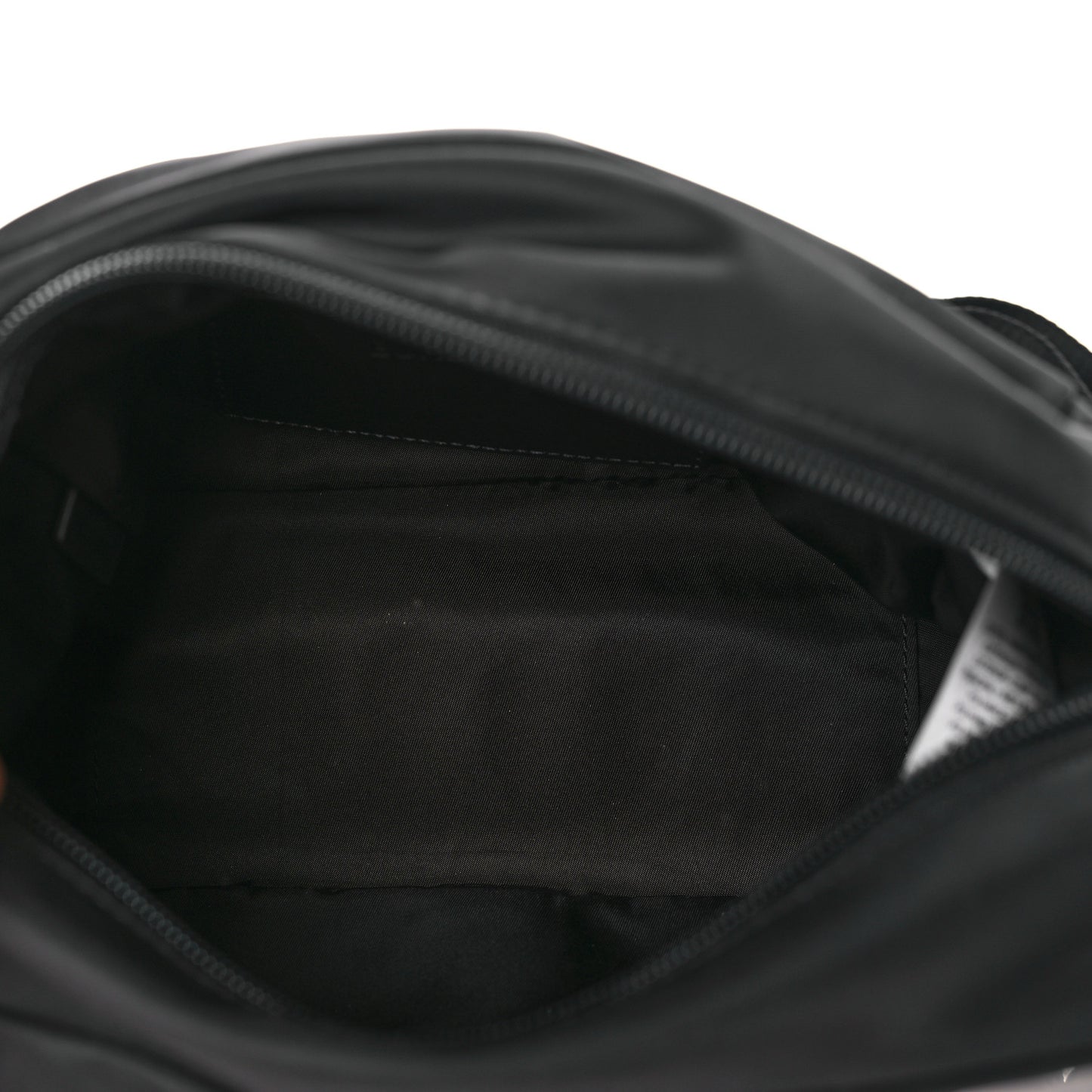 Nylon Logo Detail Crossbody Bag Black