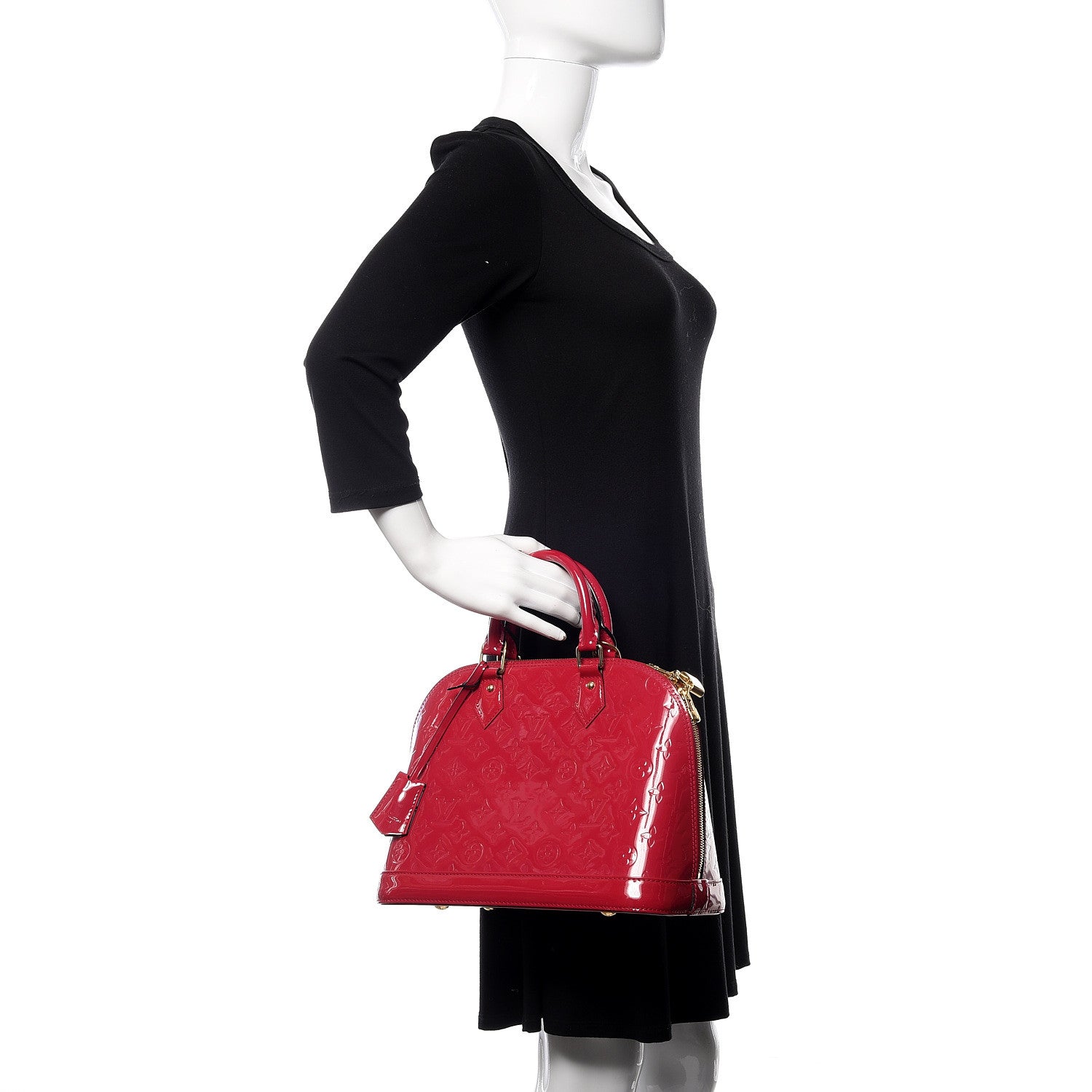 Louis Vuitton Vernis Alma PM Rose Indien 2 of 10