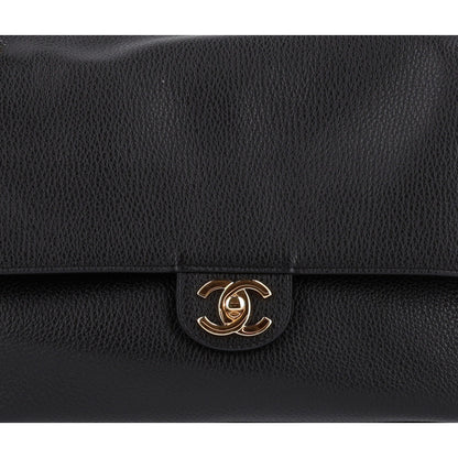 Chanel Grained Calfskin Small Souplissimo Maxi Flap Black 8 of 10