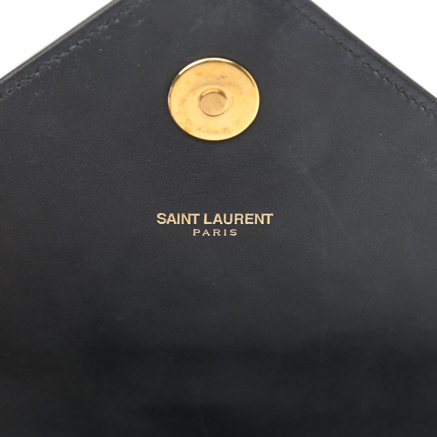 Saint Laurent Calfskin Matelasse Chevron Medium Monogram Satchel Black 7 of 16