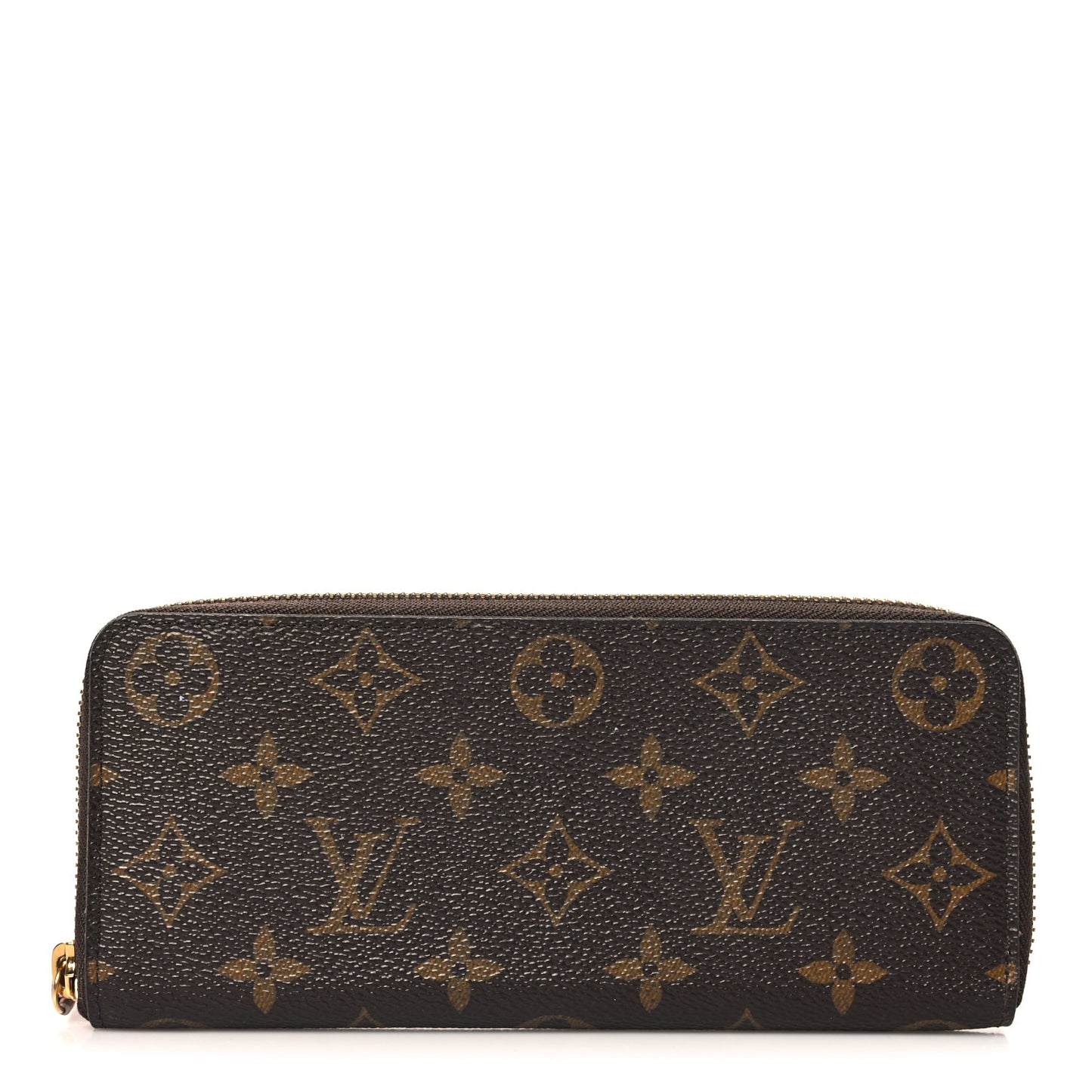 Monogram Clemence Wallet Rose Ballerine