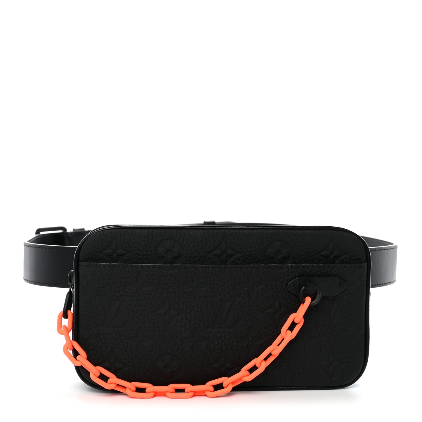 Taurillon Monogram Uniformes Solar Ray Soft Pochette Volga Belt Bag Black