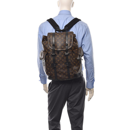 Louis Vuitton Monogram Macassar Christopher PM Backpack 2 of 8