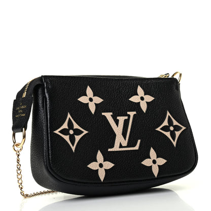 Louis Vuitton Empreinte Monogram Giant Mini Pochette Accessories Black 3 of 7