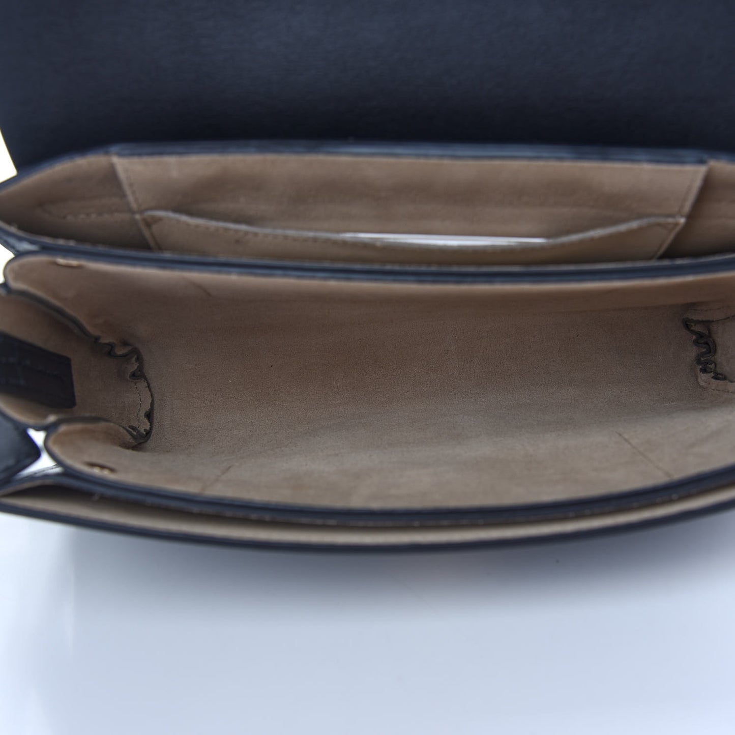 Suede Calfskin Small Faye Shoulder Bag Black