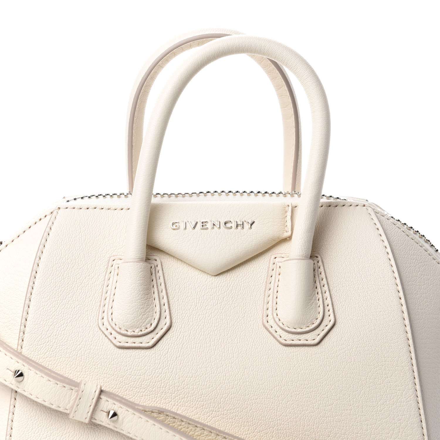 Givenchy Sugar Goatskin Mini Antigona Off White 10 of 10